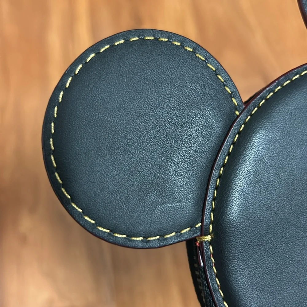 Authentic Coach Black Mickey Mouse Coin Purse